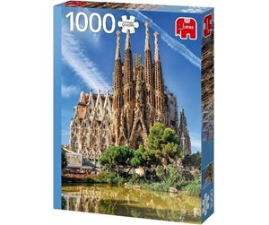 Puslespill - Jumbo Puzzle - Sagrada Familia View Barcelona (100 - JUM8835