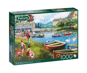 Puslespill - Jumbo Puzzle Falcon - The Boating Lake (1000 pieces) - JUM1252