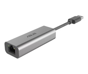 Nettverksadapter - ASUS USB-C2500 USB Type-A 2.5G Base-T Ethernet Adapter - 90IG0650-MO0R0T