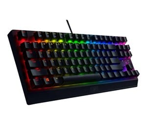 Tastatur - Razer BlackWidow V3 Tenkeyless - Green - US - Gamingtastatur - Uten numpad - Amerikansk Engelsk - Svart - RZ03-03490100-R3M1