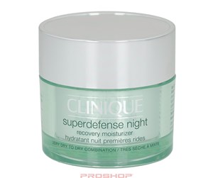 Ansiktspleie - Clinique Superdefense Night Recovery Moisturizer - 020714763275