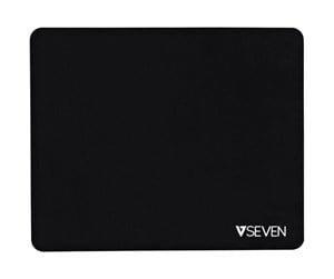 Musematte & Tilbehør  - V7 MP02BLK - mouse pad - MP02BLK