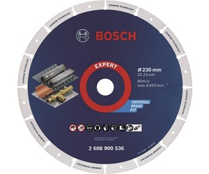 Vinkelsliper - Bosch Diamantmetallskive 230 x 22,23 mm - 2608900536