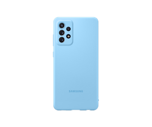 Mobil - Deksel og etui - Samsung Galaxy A72 Silicone Cover - Blue - EF-PA725TLEGWW