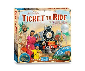 Brettspill & Puslespill - Days of Wonder Ticket to Ride: India Map Collection Expansion - DOW720114