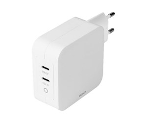 Mobil - Adaptere og ladere - Deltaco USB-C wall charger GaN technology 2x USB - USBC-GAN03