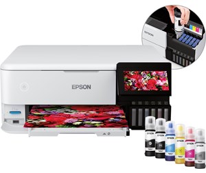 Skriver - Epson EcoTank ET-8500 All in One Blekkskriver Multifunksjon - Farge - Blekk - C11CJ20401