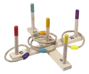 Treleker - Summer SPRING SUMMER Ring Toss Game Wood - 302128