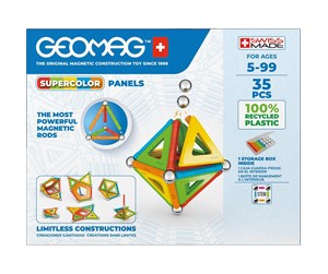 Byggesett - Geomag Supercolor Panels Recycled 35 - 377