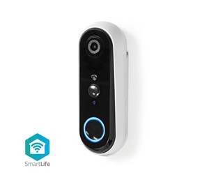 Smarthus - Nedis SmartLife Video Doorbell (White) - WIFICDP20WT