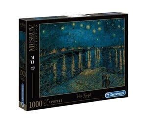 Puslespill - Clementoni Museum Collection - Van Gogh - Starry Night Over the Rhone - 8005125393442