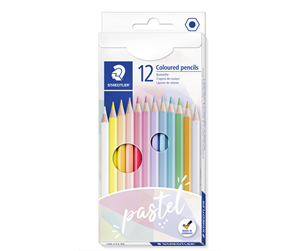 Hobbyartikler - Staedtler Col. pencil 12pcs Pastel  100% PEFC - 146 C12 PA