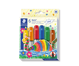 Skrive- & Tegneverktøy - Staedtler Gel crayon NC Basic 6pcs. box - 2390 C6