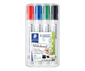 Skrive- & Tegneverktøy - Staedtler Whiteboard marker Lumoc. 4pcs.Box - 351 B WP4 02