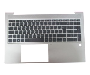 Tastatur - HP 850/EB 15 G7 - ES Topcover - Bærbart tastatur - til utskifting - Spansk - Sølv - M07493-071