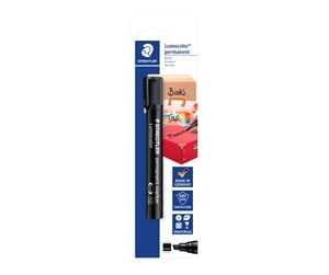 Skrive- & Tegneverktøy - Staedtler Marker Lumo perm Bk bc organisation - 350-9 BK-1