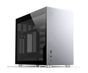 Kabinett - Jonsbo V10 Mini-ITX case TG - silver - Kabinett - Minitower - Sølv - V10-G Silver