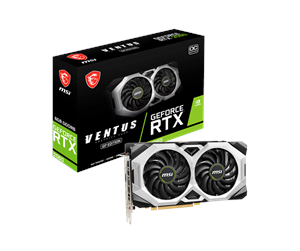 Grafikkort - MSI GeForce RTX 2060 VENTUS GP OC - 6GB GDDR6 RAM - Grafikkort - RTX 2060 VENTUS GP OC