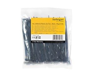 Kabelordner/Kabelstrømpe - StarTech.com  Cable Ties 2mm 100 pcs. - CBMZT4B