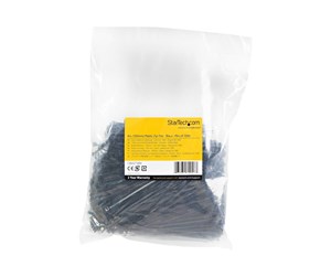 Kabelordner/Kabelstrømpe - StarTech.com Cable Ties 2mm 1000 pcs. - CBMZT4BK