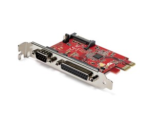 Nettverksadapter - StarTech.com PEX1S1P950 PCIe Card with Serial and Parallel Port - PCI Express Combo Adapter Card with 1x DB25 Parallel Port & 1x RS232 Serial Port - PEX1S1P950