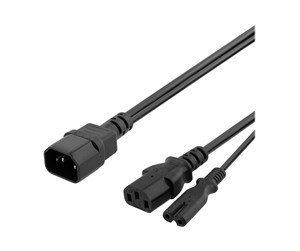 Strømkabel (ekstern) - Pro Power Cable C14 - C13/C7 - 0.2m - 7333048035042