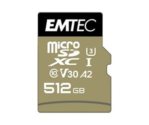 Minnekort - Emtec SpeedIN' PRO - ECMSDM512GXC10SP