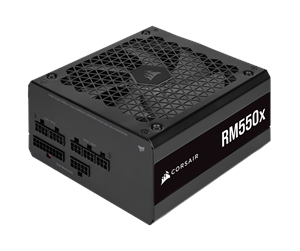 Strømforsyning (PSU) - Corsair RM550x (2021) Strømforsyning (PSU) - 550 Watt - 135 mm - ATX - 80 Plus Gold sertifisert - CP-9020197-EU