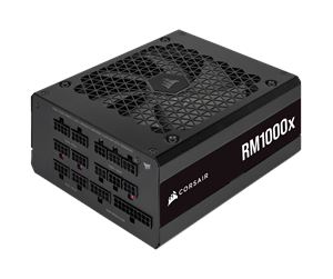 Strømforsyning (PSU) - Corsair RM1000x (2021) Strømforsyning (PSU) - 1000 Watt - 135 mm - ATX 2.4 - 80 Plus Gold sertifisert - CP-9020201-EU