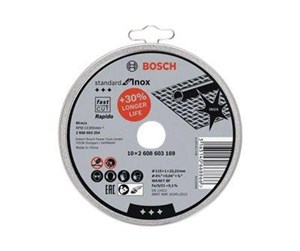 Vinkelsliper - Bosch Standard for INOX Rapido - 2608603254