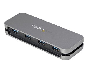 USB-hub - StarTech.com 4 Port USB C Hub - 4x USB-A - 5Gbps USB 3.0 Type-C Hub (USB 3.2/3.1 Gen 1) - Bus Powered - 11" Long Cable w/ Cable Management (HB30CM4AB) - hub - 4 ports USB-hub - 4 porter - Svart - HB30CM4AB