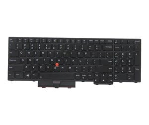 Tastatur - Lenovo Chicony - Bærbart tastatur - til utskifting - Engelsk - Svart - 5N20Z74810