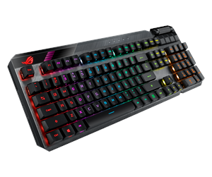 Tastatur - ASUS ROG Claymore II Wireless - RX Optical Red - ND - Gamingtastatur - Nordisk - Svart - 90MP01W0-BKNA00