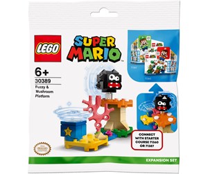 LEGO® - LEGO Super Mario 30389 Ekstrabanesettet Fuzzy og sopplattform - 30389