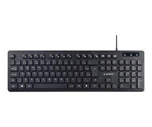 Tastatur - Gembird KB-MCH-04 - keyboard - US - black - Tastatur - Amerikansk Engelsk - Svart - KB-MCH-04