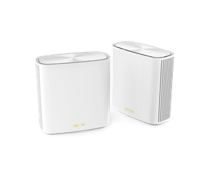 Ruter - ASUS ZenWiFi AX XD6 White (2-pack) - Mesh router Wi-Fi 6 - 90IG06F0-MO3R40