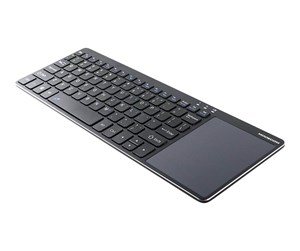 Tastatur - MODECOM MC-TPK1 - Tastatur - Amerikansk Engelsk - Svart - K-MC-TPK1-100-U