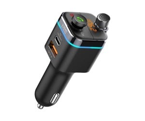 Mobil - Andre tilbehør - Savio TR-12 - Bluetooth hands-free car kit / FM transmitter / charger for mobile phone - 5901986046349