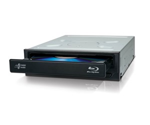 Optisk driver (DVD/BR/Floppy) - Hitachi - LG BH16NS55 - Retail - Bluray-BDRW (Brenner) - Serial ATA - Svart - BH16NS55.AHLR10B