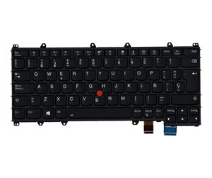 Tastatur - Lenovo Chicony - Bærbart tastatur - til utskifting - Spansk - Svart - 01HW585