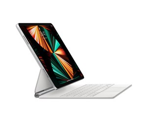 Tastatur - Apple Magic Keyboard for iPad Pro 12.9‑inch (2021) - International English - White - Hvit - MJQL3Z/A