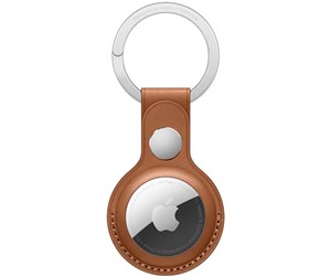 Mobil - Andre tilbehør - Apple AirTag Leather Key Ring - Saddle Brown - MX4M2ZM/A