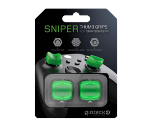 Spill - Tilbehør - Gioteck Xbox Series X Sniper Tomel Thumb Grip Package - Green - Accessories for game console - Microsoft Xbox One - STGXBX-11-MU