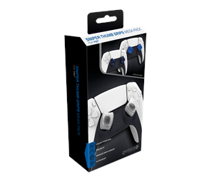 Spill - Tilbehør - Gioteck PS5 Sniper Mega Pack Thumb Grips - White/Blue - Accessories for game console - Sony PlayStation 5 - SMPPS5-11-MU