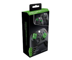 Spill - Tilbehør - Gioteck Xbox Series X Sniper Mega Pack Thumb Grips - Black/Green - Accessories for game console - Microsoft Xbox Series X - SMPXBX-11-MU