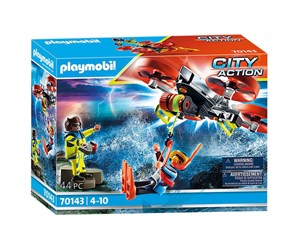 Playmobil - Playmobil City Action - Havsnød: Redning av dykker med redningsdrone - 70143