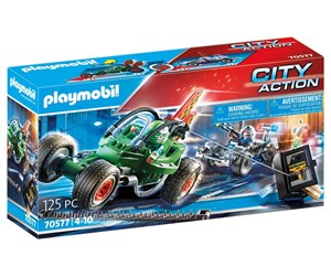 Playmobil - Playmobil City Action - Politikart: Jakt på safetyv - 70577