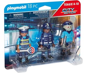 Playmobil - Playmobil City Action - Figursett – Politi - 70669