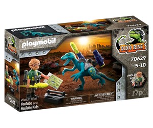 Playmobil - Playmobil Dinos - Deinonychus: Klar til kamp - 70629