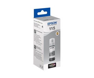 Printertilbehør blekk/toner - Epson EcoTank 115 - Grey Ink - Blekkrefill Grey - C13T07D54A